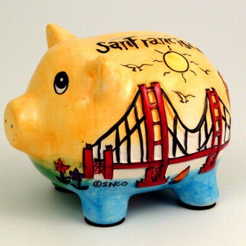 Smith Novelty | San Francisco Piggy Bank