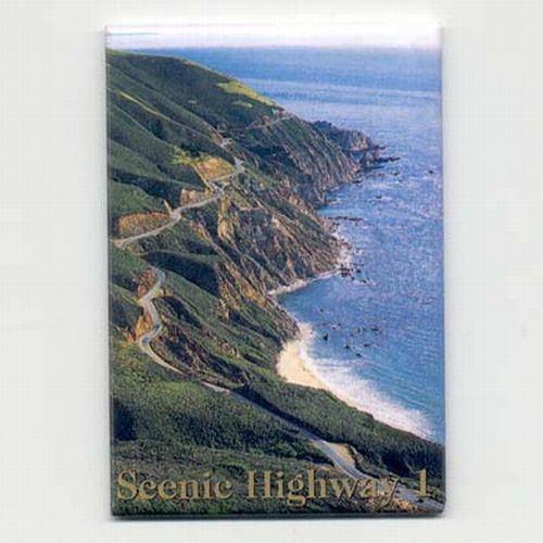 Smith Novelty | California Souvenir Highway 1 Metal Photo Magnet