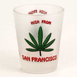 San Francisco "High From San Francisco" Frost Shotglass