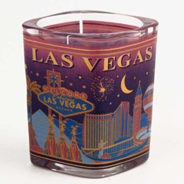 Las Vegas Starry Night Square Shotglass