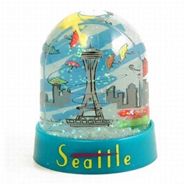 Seattle Umbrellas Mini Hidome Snowglobe