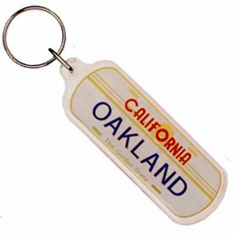 Oakland License Plate Keychain