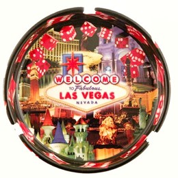 Las Vegas Dice Collage 5" Ashtray