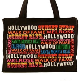 Hollywood Typography Tote Bag