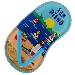 San Diego Sandal/Sand Clip Magnet