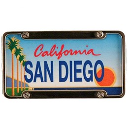 San Diego Mini License Plate Magnet