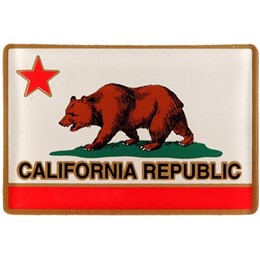 California Bear Flag Acrylic Magnet