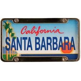 California Mini License Plate Magnet