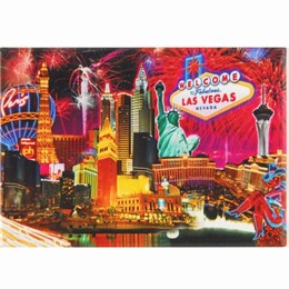Las Vegas Fireworks Collage 2x3 Magnet