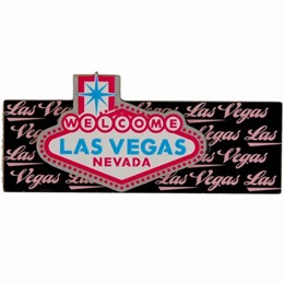 Las Vegas Sign Rectangular 3-D Magnet