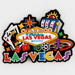 Las Vegas Sign/gaming Laser Magnet