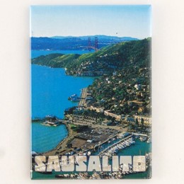 Sausalito Golden Gate Bridge Aerial Vertical 2"x3"Photo Magnet