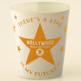 Hollywood Walk of Fame Gold Star Shotglass