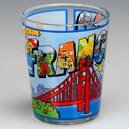 San Francisco "Greetings from SF" Shotglass