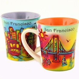 San Francisco Neon Rainbow 12oz. Mug (each)