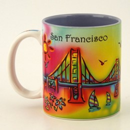 San Francisco Neon Rainbow 11oz Mug
