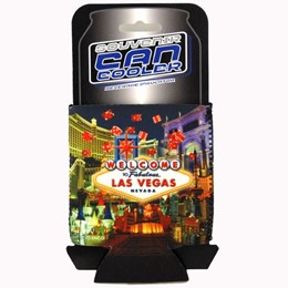 Las Vegas Dice Collage Beer Can Coozie