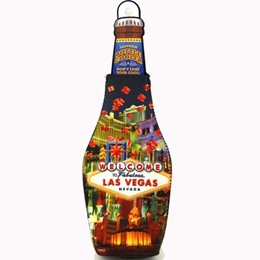 Las Vegas Dice Collage Beer Bottle Coozie