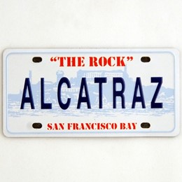 Alcatraz The Rock License Plate Magnet