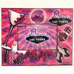 Las Vegas Girls Night Out Pink 4x6 Frame