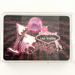 Las Vegas Girls Night Out Black Playing Cards