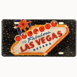Las Vegas Signage License Plate