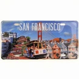 San Francisco Collage License Plate