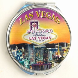 Las Vegas Sunset Round Compact