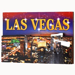 Las Vegas Sparkle 3-D Magnet