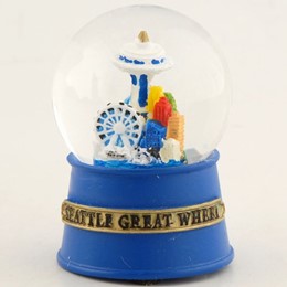 Seattle Great Wheel Snowglobe (45mm)