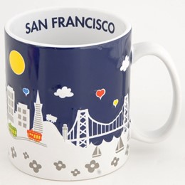 San Francisco Midnight Puff 3-D 18oz Mug