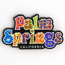 Palm Springs Spellout Laser Magnet