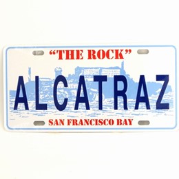 Alcatraz License Plate