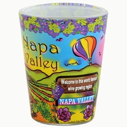 Napa Valley Neon Shotglass