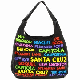 Santa Cruz Cut Out Multicolor Hobo Bag-Canvas