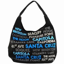 Santa Cruz Cut Out Blue/Grey Hobo Bag-Canvas