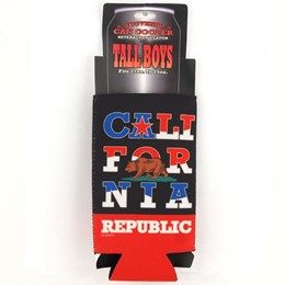 California Bear Stack Tall Boy Coozie