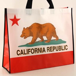 California Bear Flag Recycled Tote