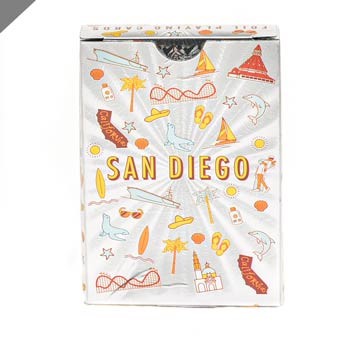 S DIEGO ICONS FOIL PLAYING CARDS 40957
