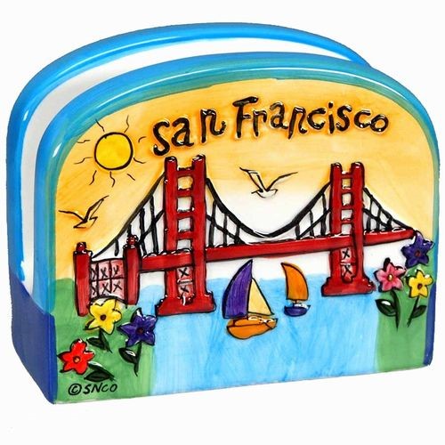 Smith Novelty | San Francisco Souvenir Napkin Holder