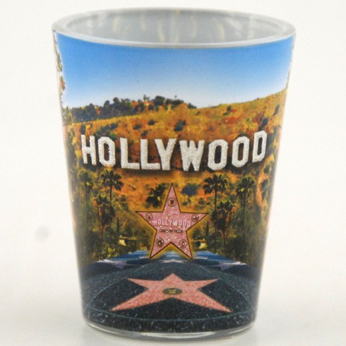 Hollywood Walk Of Fame/Palms Shotglass