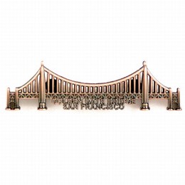 San Francisco Bronze Golden Gate Bridge Magnet