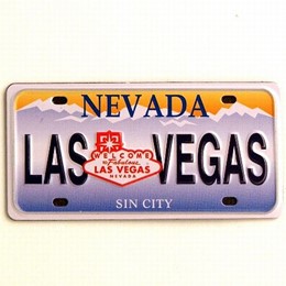 Las Vegas Sign License Plate Magnet