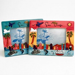 San Diego Hand Painted 4x6 Picture Frame