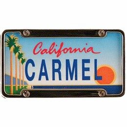 Carmel Mini License Plate Magnet