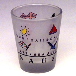 Sausalito Expressions Frosted Shotglass
