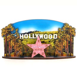 Hollywood Palms/Walk of Fame 3-D Model (L)