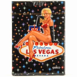 Las Vegas Blond Pinup Promo Playing Cards