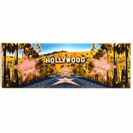 Hollywood Walk Of Fame Palms Glitter Magnet