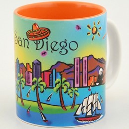 San Diego Neon Rainbow 11oz Mug